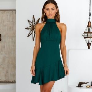 HelloMolly "Looking Cute" Forest Green dress